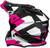 Castle X Mode MX Corsa Helmet Matte Pink Glo Back Castle X Mode MX Corsa Helmet Matte Pink Glo Back