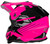 Castle X Youth Mode MX Sector Helmet Sector Pink Glo Back
