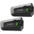 Cardo Packtalk Edge Bluetooth Headset Communication System - Duo Pack