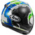 Arai Corsair-X Rea-6 Green Helmet Back