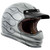 Torc T3 Retro Blaze Helmet Silver Mega Flake Right Visor Torc T3 Retro Blaze Helmet Silver Mega Flake Right Visor