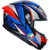 AGV K6 S Slashcut Helmet Black/Blue/Red Right AGV K6 S Slashcut Helmet Black/Blue/Red Right