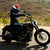 Biltwell Lane Splitter Podium Helmet Gloss Red/White/Blue in Action Biltwell Lane Splitter Podium Helmet Gloss Red/White/Blue in Action