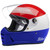 Biltwell Lane Splitter Podium Helmet Gloss Red/White/Blue Left Shield Up Biltwell Lane Splitter Podium Helmet Gloss Red/White/Blue Left Shield Up
