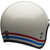 Bell Custom 500 Stripes Helmet Pearl White Back Right
