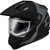 Gmax GM-11S Ronin Helmet Electric Shield Matte Black/Silver
