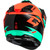 Gmax GM-11S Ronin Helmet Electric Shield Black/Aqua/Coral Back Right