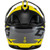 Gmax GM-11S Ronin Helmet Electric Shield Yellow/Silver/Grey Back