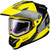 Gmax GM-11S Ronin Helmet Electric Shield Yellow/Silver/Grey