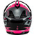 Gmax GM-11S Ronin Helmet Electric Shield Black/Grey/Pink Back