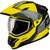 Gmax GM-11S Ronin Snow Dual Shield Helmet Yellow/Silver/Grey