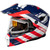 Castle X CX950 V2 General Electric Shield Helmet Red/White/Blue