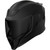 ICON Airflite Dark Helmet Rubatone Black Front ICON Airflite Dark Helmet Rubatone Black Front