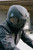 ICON Airflite Dark Helmet Rubatone Black Worn ICON Airflite Dark Helmet Rubatone Black Worn