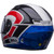 Bell Qualifier DLX Mips Blitz Helmet Gloss White/Blue Camo Back Left