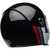 Bell Eliminator GT Helmet Gloss Black/White Back Left Bell Eliminator GT Helmet Gloss Black/White Back Left