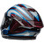 Bell Race Star DLX Flex Xenon Helmet Gloss Red/Silver Back Left