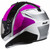 HJC C70 Alia Helmet MC-8 Back HJC C70 Alia Helmet MC-8 Back