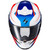 Scorpion EXO-R1 Air Hive Helmet Red/White/Blue Clear Shield Top