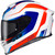 Scorpion EXO-R1 Air Hive Helmet Red/White/Blue Dark Smoke Shield