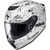 Scorpion EXO-R420 Shake II Helmet White/Silver Clear Shield Front Left Scorpion EXO-R420 Shake II Helmet White/Silver Clear Shield Front Left