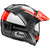 Arai XD-5 Cosmic Helmet Red Back Right