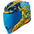 ICON Airflite Bugoid Blitz Blue Helmet Front Left ICON Airflite Bugoid Blitz Blue Helmet Front Left