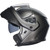AGV Streetmodular Helmet Matte Gray Chin Bar Up