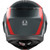 AGV Streetmodular Resia Helmet Matte Gray/Silver/Red Back