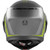 AGV Streetmodular Resia Helmet Matte Gray/Black/Yellow Fluo Back