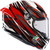 AGV K6 S Reeval Helmet White/Red/Gray Right AGV K6 S Reeval Helmet White/Red/Gray Right