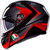AGV K3 Striga Helmet Black/Gray/Red