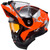 Scorpion EXO-AT960 Topographic Snow Helmet Orange Chin Bar Up - Dual Shield Scorpion EXO-AT960 Topographic Snow Helmet Orange Chin Bar Up - Dual Shield