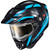 Scorpion EXO-AT960 Hicks Snow Helmet Electric Shield Blue Front Left Scorpion EXO-AT960 Hicks Snow Helmet Electric Shield Blue Front Left