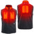 Gerbing 7V Thermite 2.0 Men's Heated Vest Heating Element Grey Front and Back