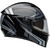 Bell Lithium Jetstream Helmet Gloss Black/Silver Right Bell Lithium Jetstream Helmet Gloss Black/Silver Right