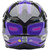 Bell Moto-10 Spherical Flare Helmet Purple Back Bell Moto-10 Spherical Flare Helmet Purple Back