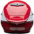 Bell Race Star DLX Flex Corsa Helmet Red/White Back