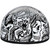 Daytona Skull Cap Live Fast Helmet Front Daytona Skull Cap Live Fast Helmet Front