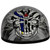 Daytona Skull Cap Thunder Helmet Front Daytona Skull Cap Thunder Helmet Front