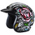 Daytona Cruiser Tribal Helmet With Visor Front Left
