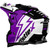 Castle X CX200 Jolt Helmet Grape Back Castle X CX200 Jolt Helmet Grape Back