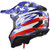 LS2 Subverter EVO United Helmet Red/White/Blue Back Left LS2 Subverter EVO United Helmet Red/White/Blue Back Left
