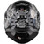 LS2 Assault Warrior Helmet Krome Silver/Black Back