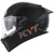KYT R2R Helmet Gloss Black Left