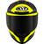 KYT TT-REVO Electron Helmet Matte Black/Yellow Front