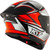 KYT TT-REVO Tourist Helmet Red Fluo Back Right KYT TT-REVO Tourist Helmet Red Fluo Back Right