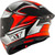 KYT TT-REVO Tourist Helmet Red Fluo Back Left KYT TT-REVO Tourist Helmet Red Fluo Back Left