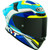KYT TT-REVO Grand Prix Helmet White/Light Blue Front Right