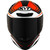 KYT TT-REVO Overtech Helmet Black/Orange Front